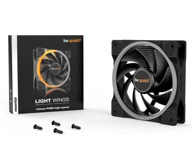 BE QUIET! Light Wings 120mm PWM 3-Pack BL076 - 699455 - zdjęcie 4